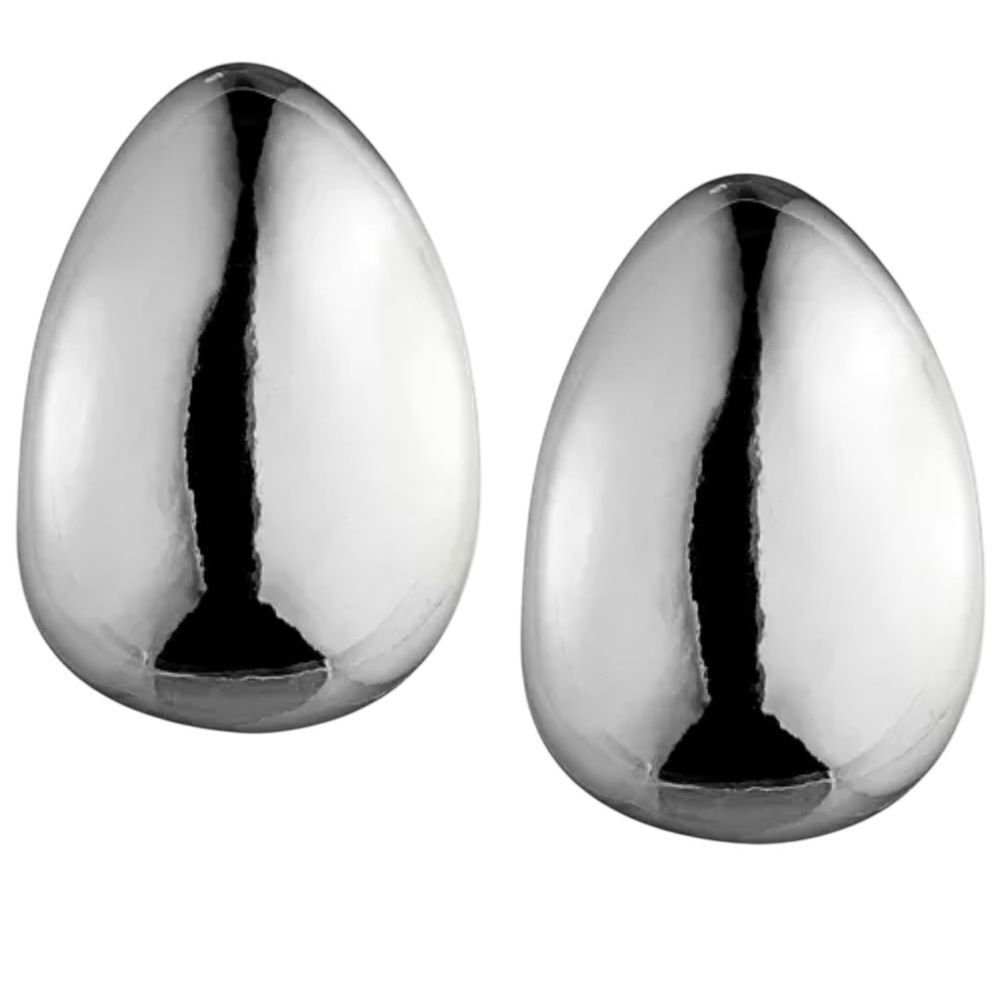 Anne Klein Shimmering Silver Earrings